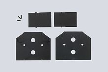 Crystal Lux Заглушка для встраиваемого трека 220V в натяжной ПВХ потолок, в комплекте 4 шт Crystal Lux CLT 0.235 06 BL